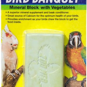 BB-VLE BIRD BANQUET/MINERAL BLOCK WITH VEGETABLES LARGE