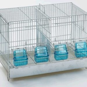 COVA 3 KWEEKKOOI METAAL 65CM / 65*34*44CM verzinkt