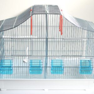 ROSA KOOI CHROME/WIT 57*31*44CM +SCHEIDING