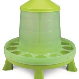 11176 VOEDERSILO+VOET 12KG GROEN PLASTIEK