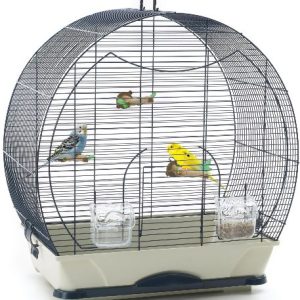 EVELYNE 40   52*32.5*55CM SAVIC blauw/graniet