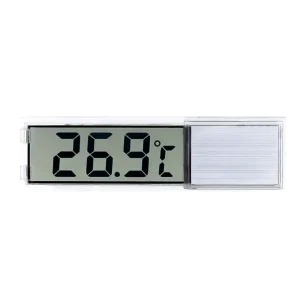 Klevende Digitale Aquarium Thermometer (zilver)