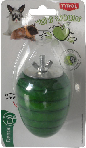 206743 APPEL IN HOUT 10*6*6CM TYROL