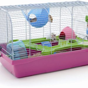 5053 BRISTOL HAMSTERKOOI INCL ACCESSOIRES 59*38*37CM SAVIC zilver
