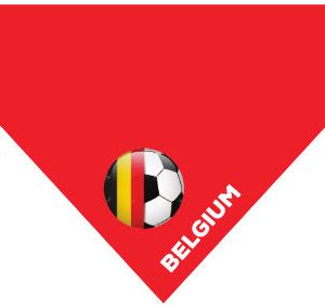 BANBELR2 WORLD CUP BANDANA ROOD T2 62*37CM Belgie