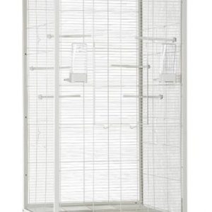 445CO VOLIERE GRIJS METAAL 78 x 74 x 165CM