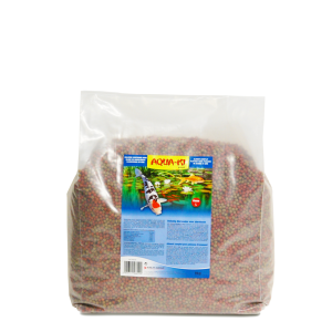 AQUA-KI BLAUW MIX VIJVERVISKORRELS 6MM 9KG ZAK