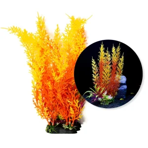 Aquarium Kunstplant Myriophyllum Rood - Realistisch - 30 cm lange decoratie