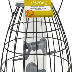 BESCHERMDE VOEDERSILO VOOR ZADEN – METAAL 23*32CM GARDEN HEROES