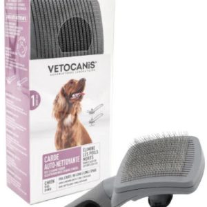 BIO000604 ZELFREINIGENDE SLICKERBORSTEL VR HONDEN VETOCANIS