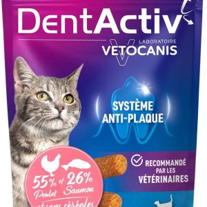 BIO000739 DENTACTIV VR KAT 10 STICKS KIP/ZALM VETOCANIS