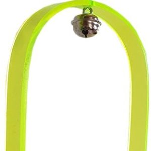 BS3069 SCHOMMEL MET ZANDSTOK PARKIET/KANARIE  15*11CM