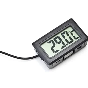 Digitale Aquarium Thermometer met Meetsonde (Zwart)