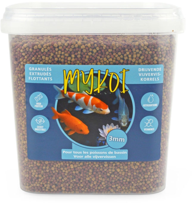 MY KOI AZUUR 3MM MIX 2 KORRELS EMMER 5.4L-2,16 KG