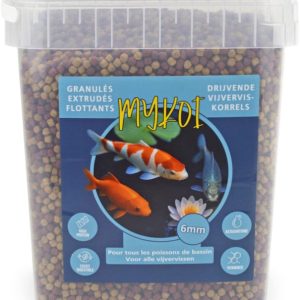 MY KOI AZUUR 6MM MIX 2 KORRELS EMMER 10L-4KG