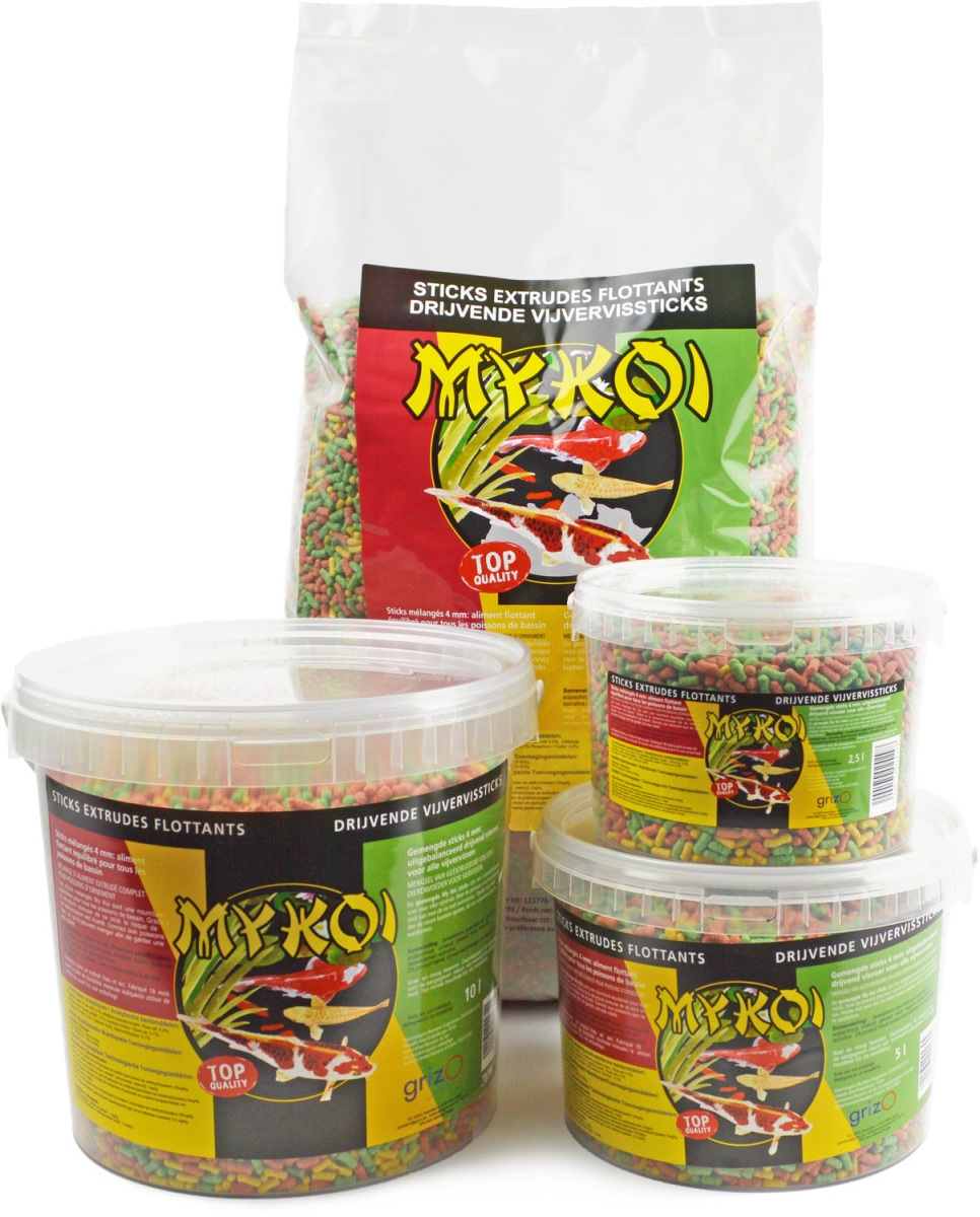 MY KOI TRANSPARANT 3 GEMENGDE STICKS emmer 10 liter 1.05 kg