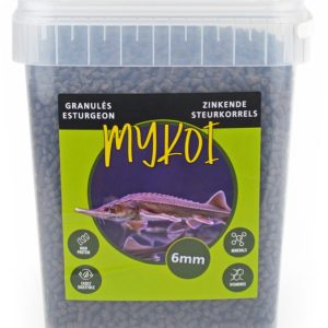 MY KOI ZWART 6MM STEURKORRELS EMMER 10L-7.04KG