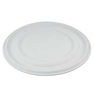 Placemat rond 32x32cm grijs