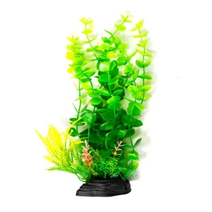 Aquarium Kunstplant Bacopa australis - Natuurgetrouwe Decoratie met Lange Bladeren en Bloemen - 30cm