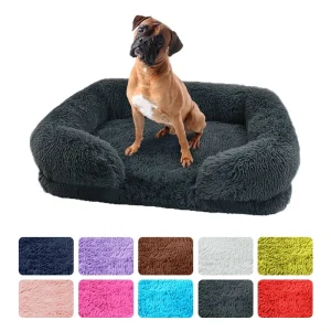 Premium Dikke Pluche Hondenbed voor Grote Honden – Warm & Stevig (S - XL)