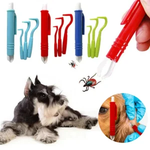 TickGuard Pro 4-delige Vlooien- & Tekenverwijder Set voor Honden en Katten