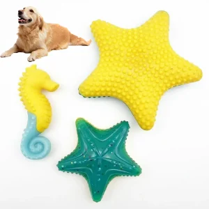 FrostyGlow Honden Speelgoed – Lichtgevend, Bevriesbaar en Drijvend Rubberen Speeltje voor Zomerplezier