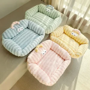 Winter Hondennest – Zacht Wasbaar Bed voor Kleine Hond