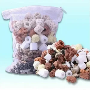 AquaClean Herbruikbare Filterzakken met Rits | Fijne Aquarium Bio Filter Netzakken