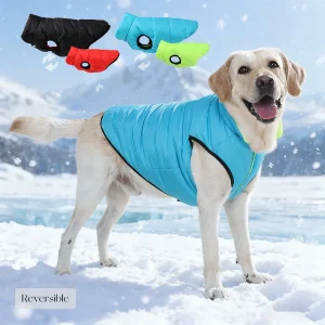 ThermoPaws DuoShield – Omkeerbare Winterjas met Riemopening voor Honden & Katten