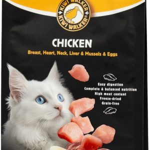 VOLLEDIGE KATTENVOEDING KIP 150G – GEVRIESDROOGD – KIWI WALKER