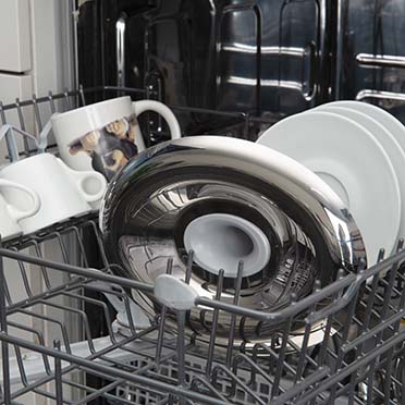 ZS Cascade Fountain stainless steel top 6L-31×24.5x18cm wit/zwart - Afbeelding 4