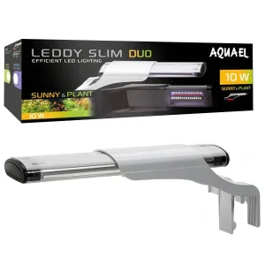 Éclairage LED Leddy Slim Duo Sunny Plant & Night AQUAEL - Blanc 10W