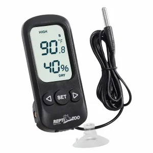 Thermomètre/Hygromètre Digital avec Alarme et Sonde REPTIZOO